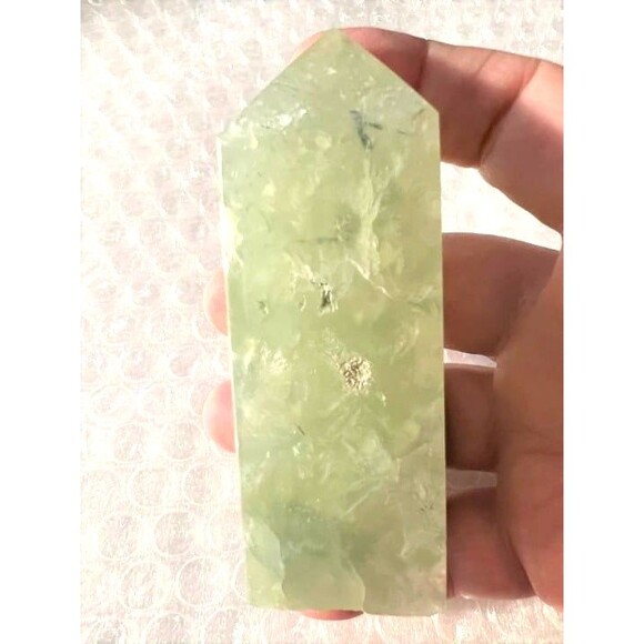 Beautiful Prehnite Tower - Picture 5 of 8